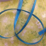 May Arts 3/8" Satin With Gold Edge Ribbon 1Yard - Image 2