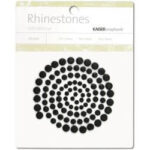 Kaisercraft BLACK RHINESTONES Self Adhesive 100 pieces