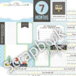 BABY BOY 12"X12" Scrapbook Customs Paper - Image 7