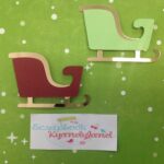 Scrapbook CHRISTMAS SLIEGH Custom Die Cuts - Image 3