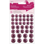 Docrafts Papermania SHIMMER DOME Bling Stickers 36pc