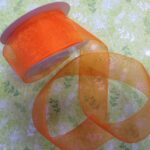 May Arts 1 1/2" Sheer Organza Ribbon 1 yard yd - Image 10