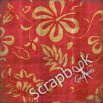 HAWAIIAN FLORAL PINK 12"X12" Scrapbook Customs Paper