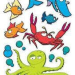 Ek Success SEA FRIENDS Sticko Stickers 19pc