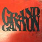 GRAND CANYON Black Travel LasVegas Laser Cut Diecut