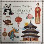CHINESE NEW YEAR MEMORIES Beijing Cut Out 12"X12" Scrapbook Paper