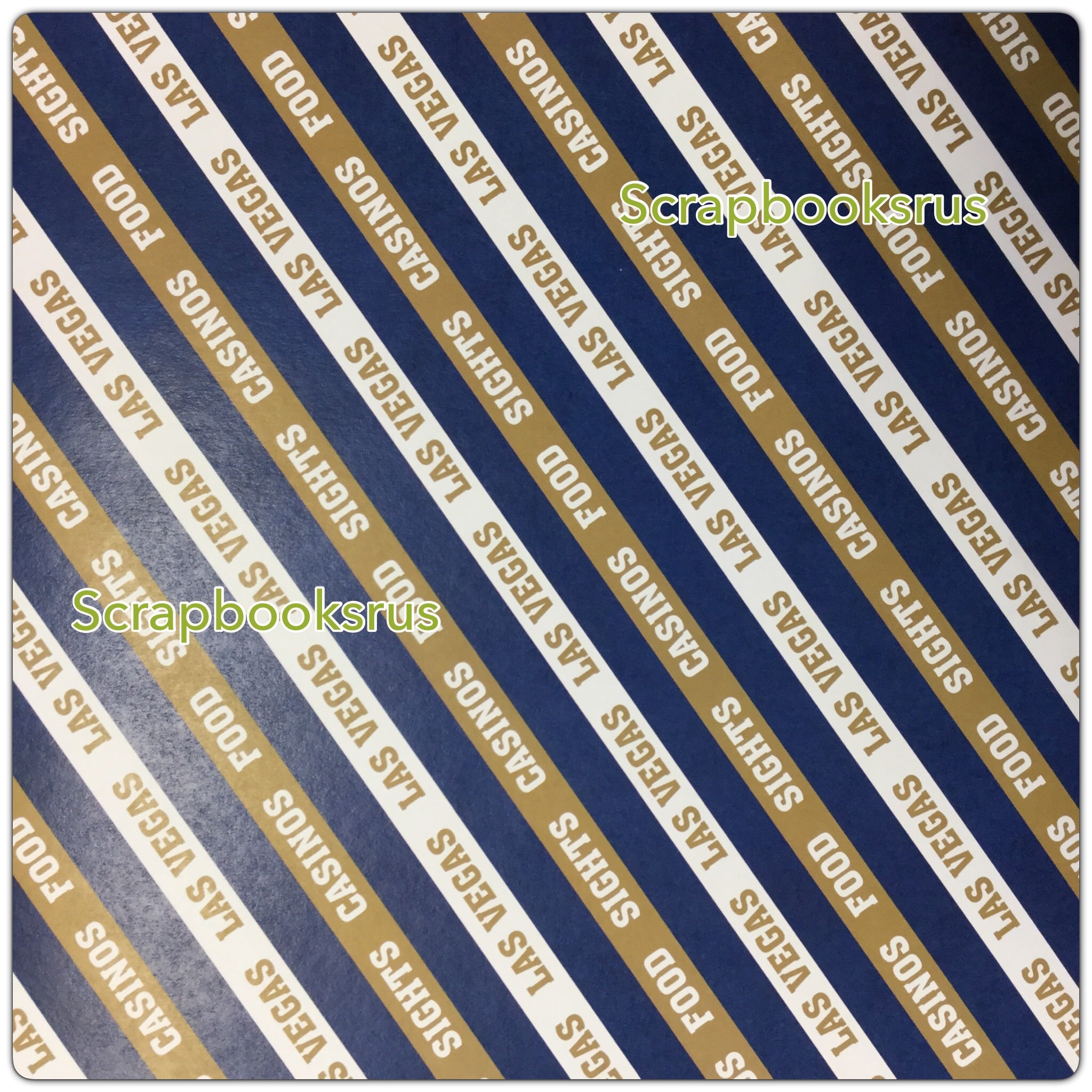 image_b7d5d764-3a9a-4949-854e-b522f4afe46e.jpg LAS VEGAS DIAGONAL Casinos Food Sights 12"X12" Custom Scrapbook Paper - Image 1
