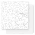 Best Creation GLITTER LOVE 12"X12" Scrapbook Paper