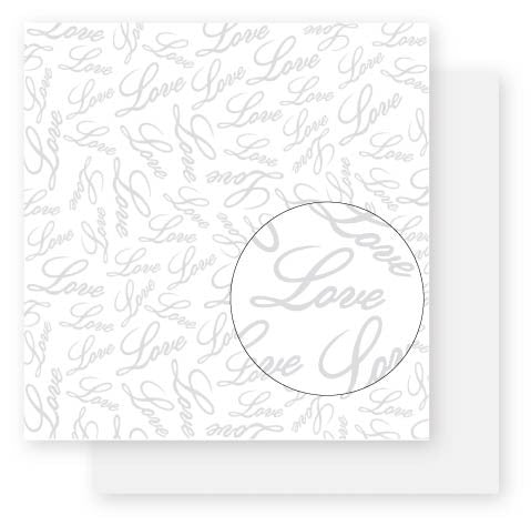 image_b8e03b27-a904-4b4a-bb4b-e603d268a942.jpeg Best Creation GLITTER LOVE 12"X12" Scrapbook Paper - Image 1