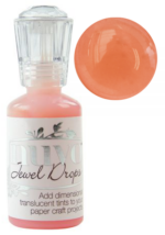 Nuvo Jewel Drops ROSEWATER 3D Enamel Dots Beads 1oz - Image 2