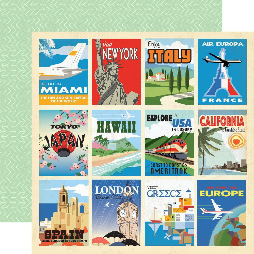 image_ba1423a5-4e76-4123-ad00-6f533fefce7b.jpg Carta Bella Passport DESTINATION CARDS 12"x12" Paper - Image 1