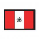 Peru Scrapbook Customs PERU FLAG Custom Laser Diecut
