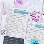 Prima Aquarelle Dreams CHIPBOARD STICKERS 49 pieces Words Phrases - Image 2
