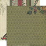 Kaisercraft St. Nicholas SANTA CLAUS 12"X12" Scrapbook Paper