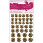 Docrafts Papermania SHIMMER DOME Bling Stickers 36pc - Image 4