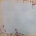 SK ORANGE WITH BLUE DOT 12x12 Scrapbook Papers 2pc - Image 2