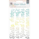 Pink Paislee Color Wash TITLE CHIPS Stickers 4"X6" 9pc