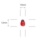 Craft Consortium FAIRY WISHES WOODEN LADYBIRDS Ladybugs 30pc - Image 3