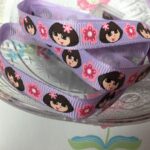 Dora the Explorer Cartoon Character Ribbon 1 yard - Image 2