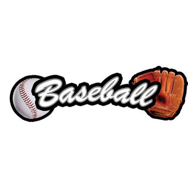 image_be88da3f-8889-40fc-816d-59af5894e0e4.jpg Stamping Station BASEBALL Sport Topper Sticker 3”x10” 1pc - Image 1