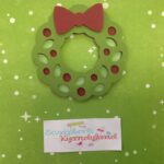 CHRISTMAS WREATH Large Scrapbook Die Cuts - Image 2