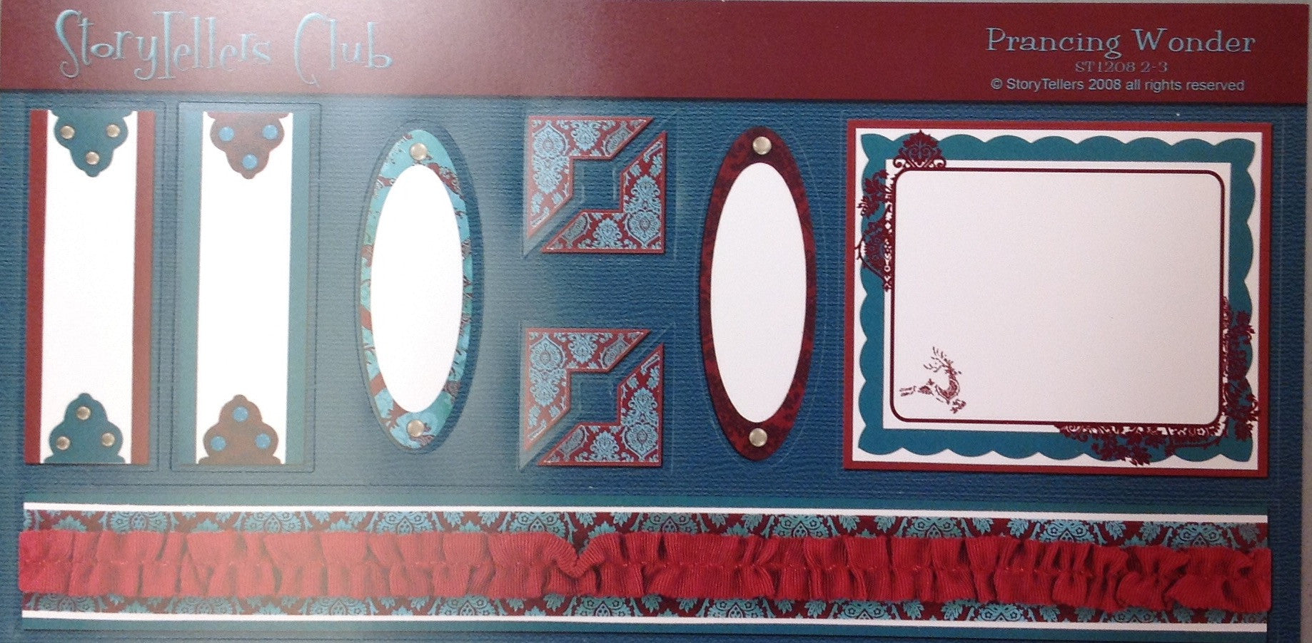 image_bfc5612a-1e10-4fb5-883a-8a6033d94c61.jpeg StoryTellers PRANCING WONDER 2-3 DIECUTS 6"X13" - Image 1