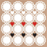 Kaisercraft Mix Match DOILIES Sticker Sheet 12x12