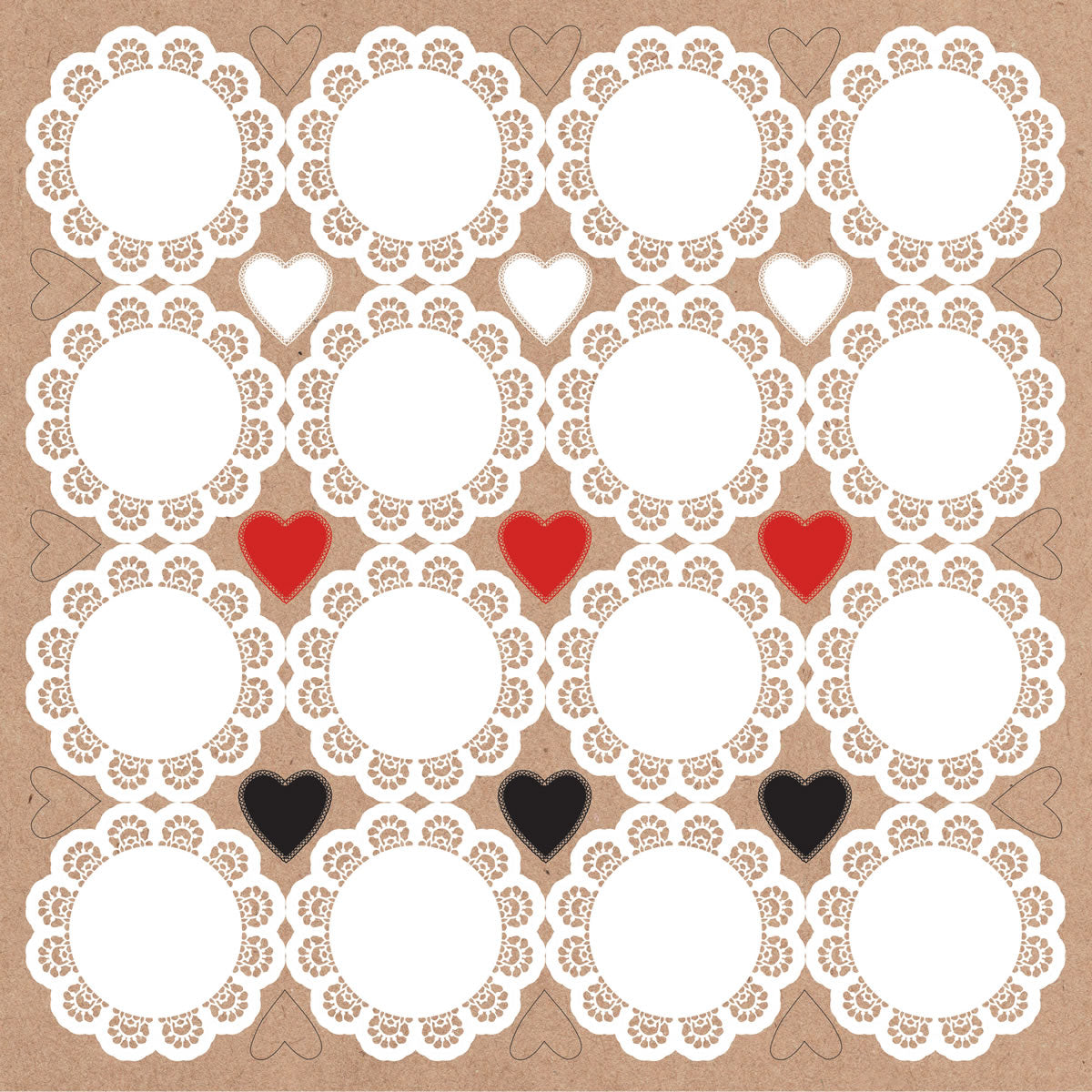 image_c024e65a-ba9f-4621-8447-068803531e6a.jpg Kaisercraft Mix Match DOILIES Sticker Sheet 12x12 - Image 1