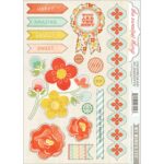 My Mind's Eye The Sweetest Thing TANGERINE CHIPBOARD Elements