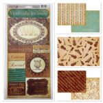 Moxxie MUSICALLY INCLINED 12"X12" Music Scrapbook Paper