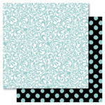 Bella! New York FLOURISH 12x12 Scrapbook Paper