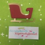 Scrapbook CHRISTMAS SLIEGH Custom Die Cuts - Image 2