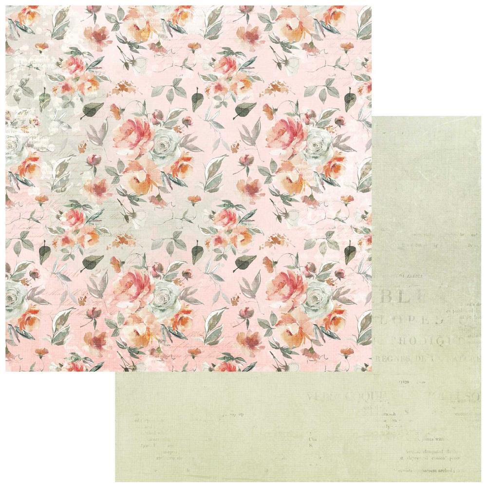 image_c37a3fd1-5ab4-4f4e-ae8b-4ecd4c6cb2a6.jpg 49 and Market ArtOptions AVESTA POSIES 12"X12" Scrapbook Paper - Image 1