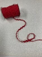Creative Impressions Rick Rack RED Ribbon Trim 1/4”