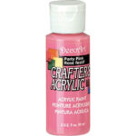 DecoArt Crafter's Acrylic PARTY PINK Acrylic Paint 2oz
