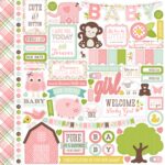 Echo Park Bundle of Joy NEW ADDITION GIRL 12"X12" Collection Kit - Image 2