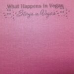 What Happens In Vegas Lip Gloss Bling 12"X12" Scrapbook Paper