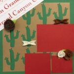 Premade Scrapbook Page 12"x12" GRAND CANYON BOWS