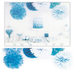 Kaisercraft Tissue Paper Pom Poms BUBBLEBUM Blue - Image 2
