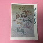 Scrapbook Kyandyland FABULOUS Word Phrases 6pc #1