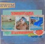 Child's Play Moxxie FLOWER POWER 12X12 Scrapbook Sheet - Image 3