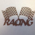 RACING FLAGS Custom Laser Cut DieCut