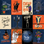 Carta Bella Hocus Pocus 3X4 JOURNALING CARDS 12"x12" Scrapbook Paper - Image 2