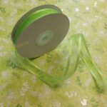 May Arts 5/8" Sheer Organza Satin Edge Ribbon 1yrds - Image 3
