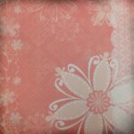 SK REDDISH PINK DAMASK 12x12 Scrapbook Papers 2pc