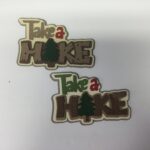 TAKE A HIKE Camping Scrapbook Die Cut Embellishment - Image 3