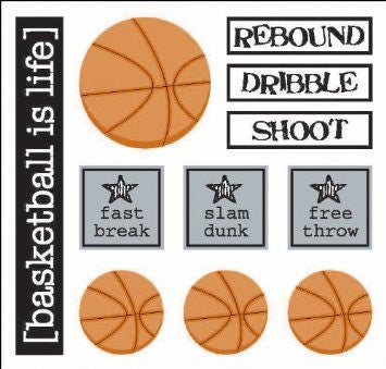 image_c72e9779-282b-49cb-a654-c5f1e3fa556d.jpg SRM Have a Ball BASKETBALL Dimensional Stickers 12pc - Image 1