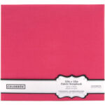 Colorbok Scrapbook FUSCHIA 12"X12" Fabric Album