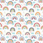 Echo Park My Favorite SUMMER RAINBOWS 12"X12" Scrapbook Paper - Image 3