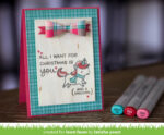 Lawn Fawn WINTER UNICORN Clear Stamps 7 pc - Image 3